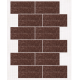Гибкая фасадная панель АМК Блок однотонный 404
