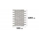 Гибкая фасадная панель АМК Кирпич однотонный 401