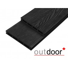 Террасная доска ДПК Outdoor 3D 150*20*3000 HAVANA-вельвет черный