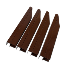 Уголок металлический для грядки Woodgrand (высокий)