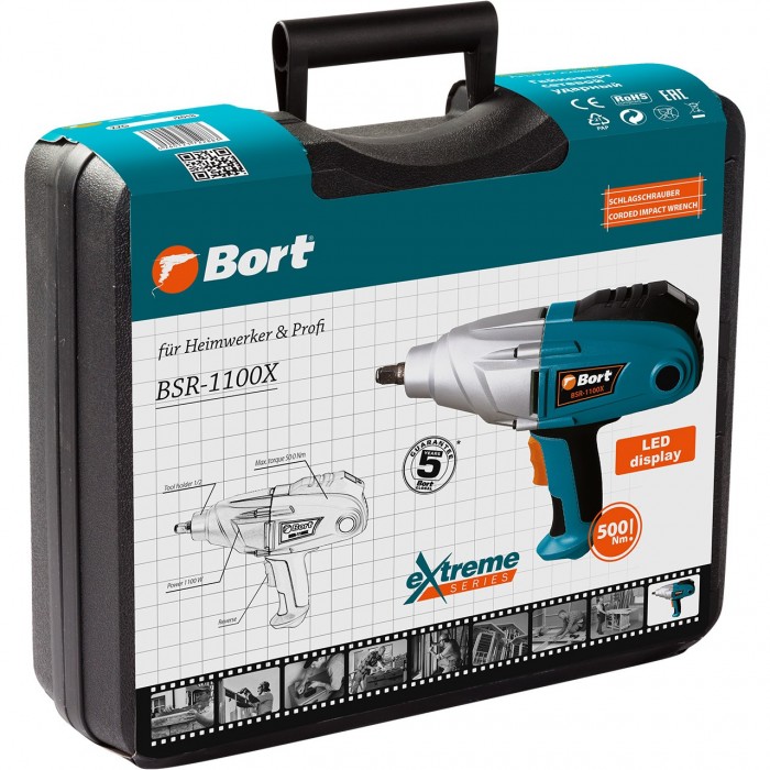 Гайковерт сетевой Bort BSR-1100X