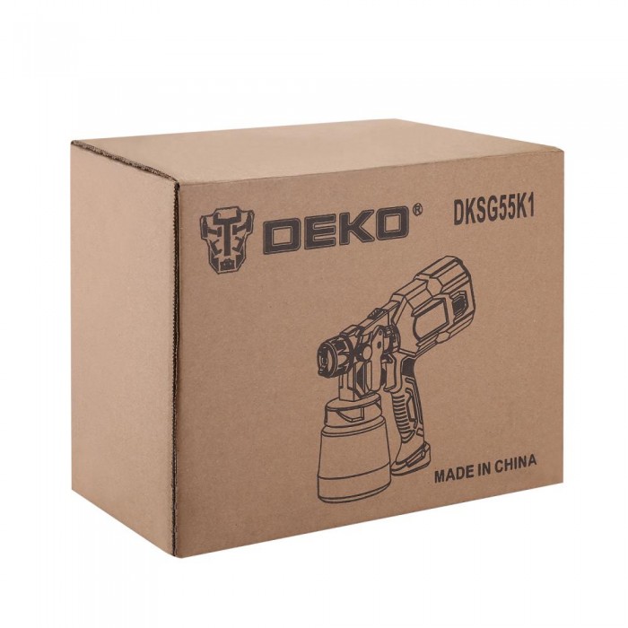 Краскопульт электрический DEKO DKSG55K1 HVLP