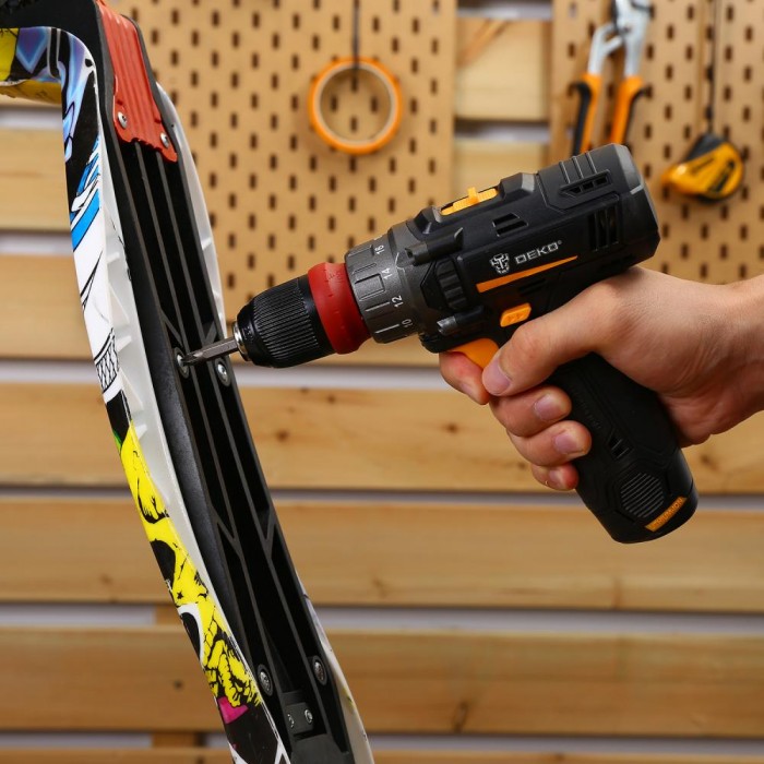 Дрель-шуруповерт аккумуляторная DEKO GCD12DU3 (removable chuck)