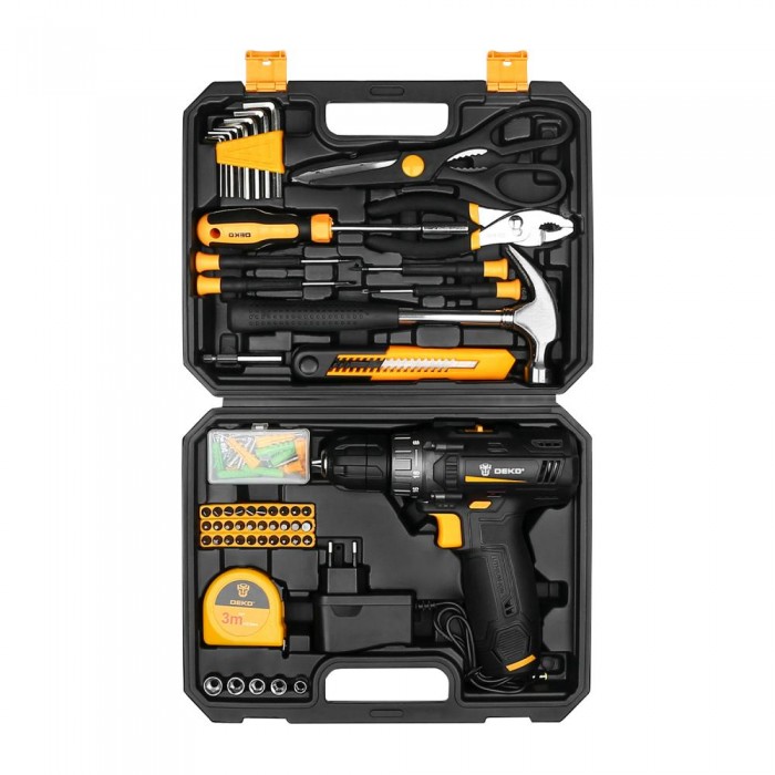 Дрель-шуруповерт аккумуляторная DEKO GCD12DU3 SET 104 063-4095