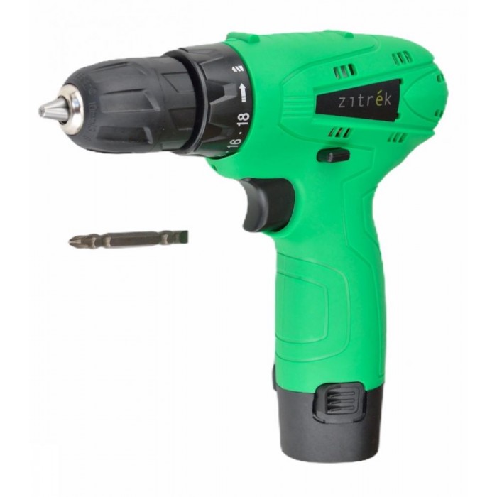Дрель-шуруповерт аккумуляторная Zitrek Green 12 PRO