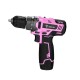 Дрель-шуруповерт аккумуляторная DEKO GCD12DU3 PINK SET2