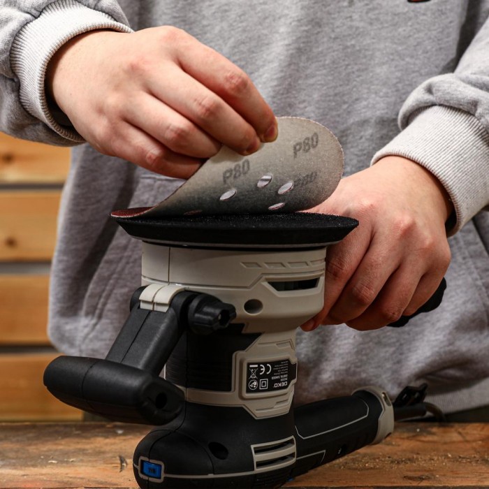 Эксцентриковая шлифмашина 125/150 мм DEKO DKG550