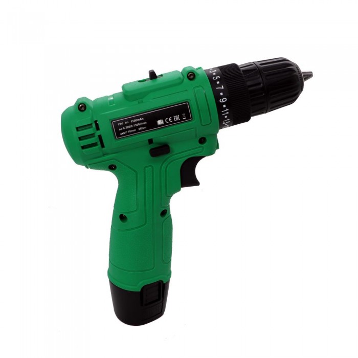 Дрель-шуруповерт аккумуляторная Zitrek Green 12-Li-ion Plus