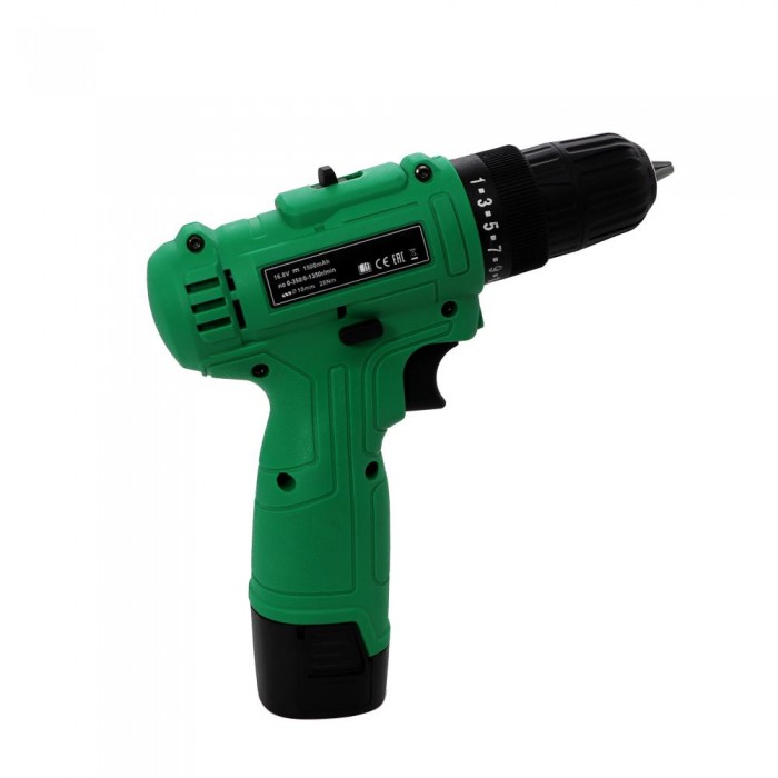 Дрель-шуруповерт аккумуляторная Zitrek Green 16.8-Li-ion