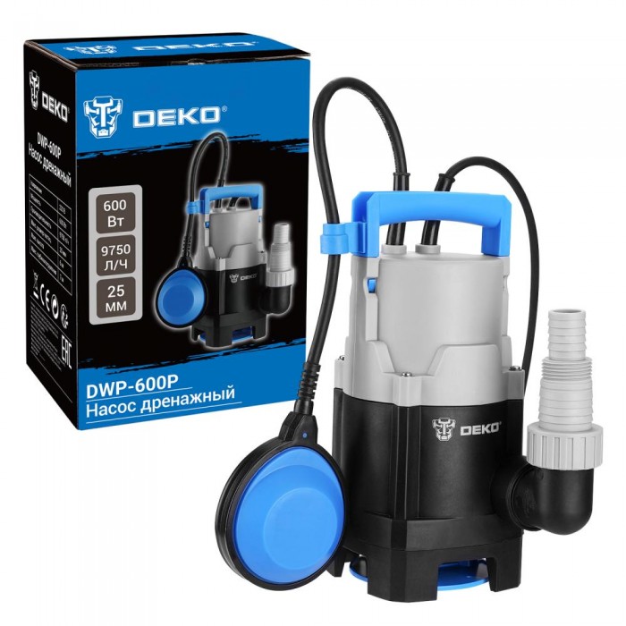 Насос дренажный DEKO DWP-600P