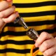 Краскораспылитель пневматический с верхним бачком DEKO DKSG125P HVLP