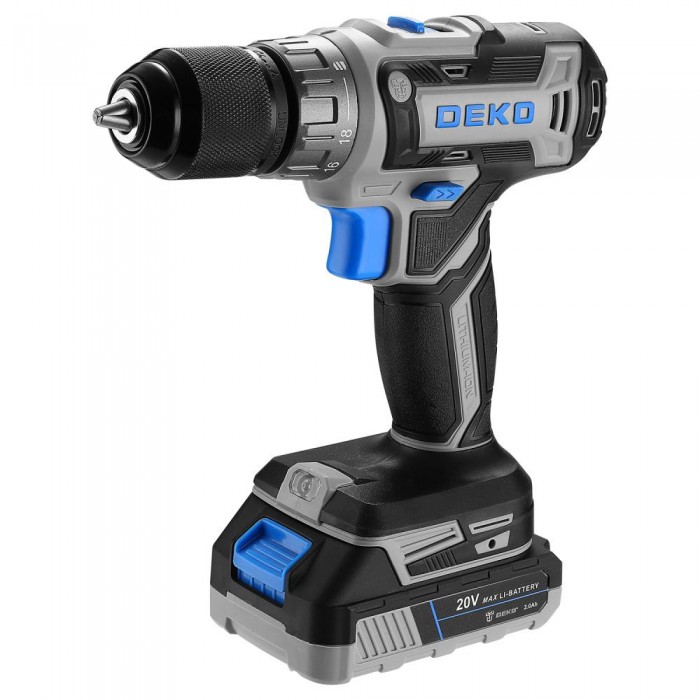 Дрель-шуруповерт аккумуляторная DEKO DKCD20V PRO 080-1001