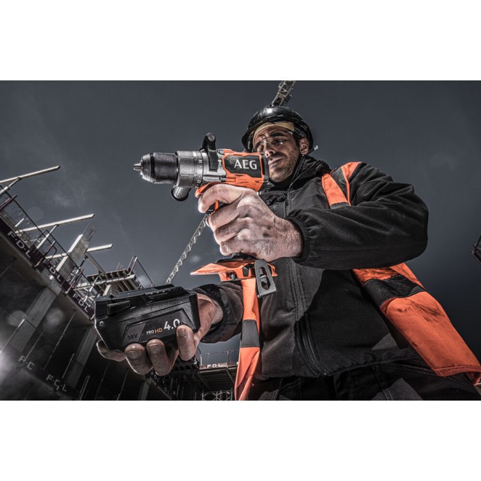 Дрель-шуруповерт ударная аккумуляторная AEG BSB18C3BL-402C