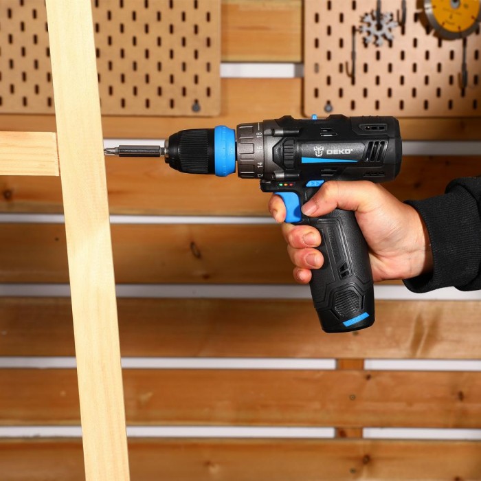 Дрель-шуруповерт аккумуляторная DEKO DKCD12V PRO