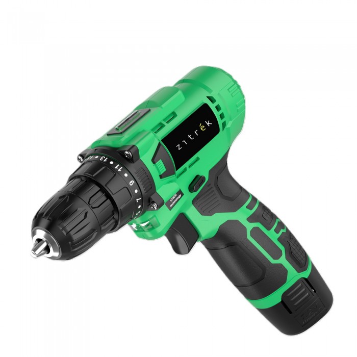 Дрель-шуруповерт аккумуляторная Zitrek Green Li Plus