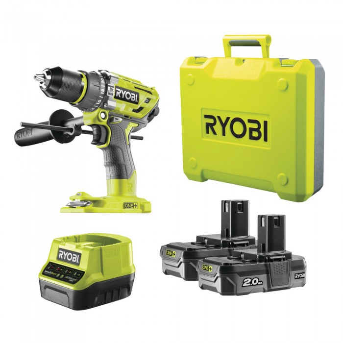 ONE + / Ударная дрель-шуруповерт RYOBI R18PD7-220B