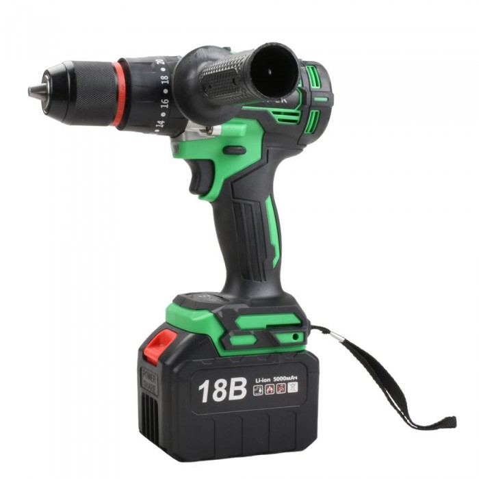 Дрель-шуруповерт ударная аккумуляторная Zitrek Green Impact 18V 063-4046