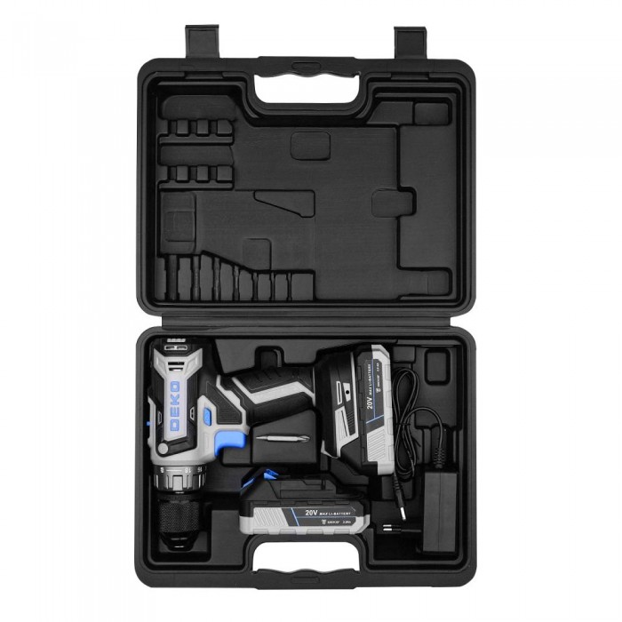 Дрель-шуруповерт аккумуляторная DEKO ZKCD20V PRO 084-1005