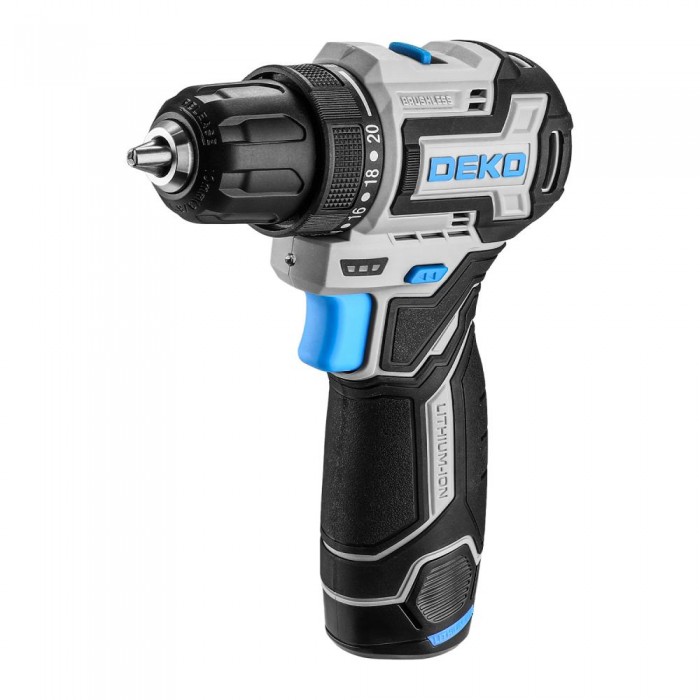 Дрель-шуруповерт аккумуляторная DEKO Loner 12V PRO 085-1011