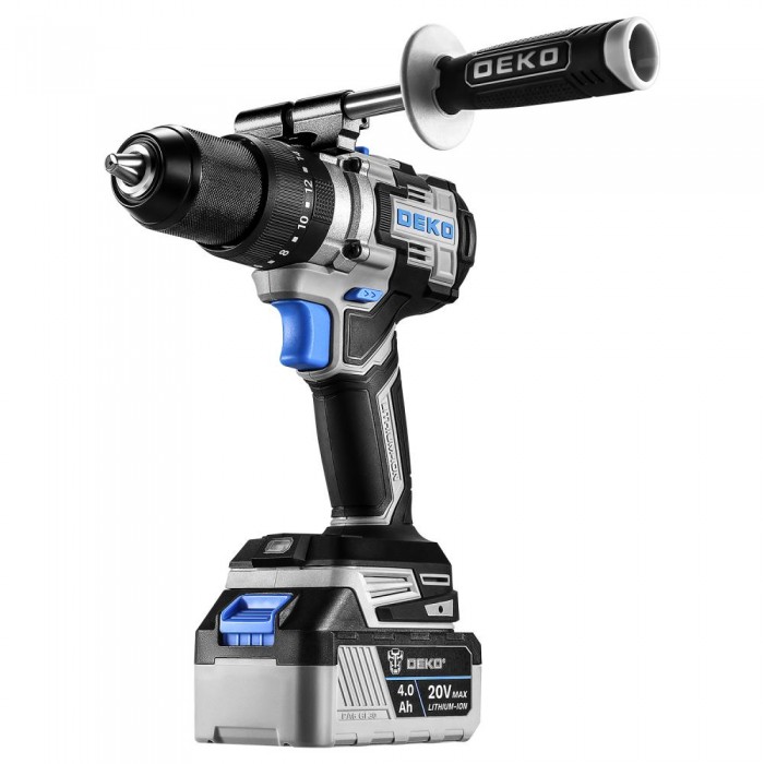 Дрель-шуруповерт ударная аккумуляторная DEKO DKCID20 PRO 085-1068