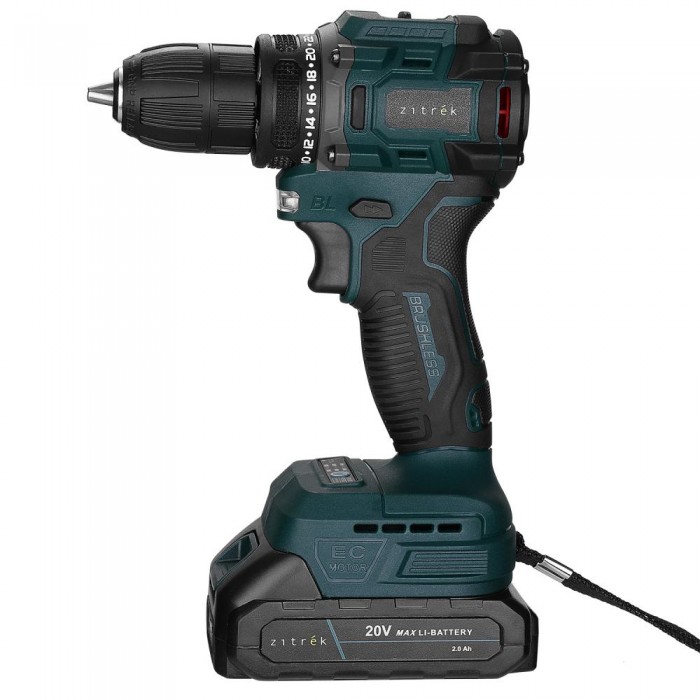 Дрель-шуруповерт аккумуляторная Zitrek Greenpower 20 PRO 085-1314