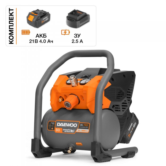 Daewoo Power-49582-NI - Надежный компрессор для дома, гаража и мастерской