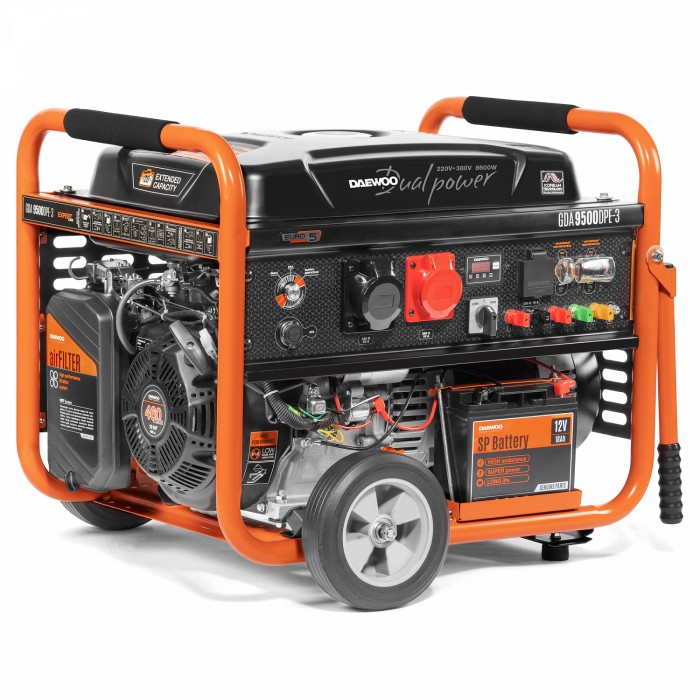 Генератор бензиновый DAEWOO GDA 9500 DPE-3 Генератор бензиновый DAEWOO GDA 9500 DPE-3