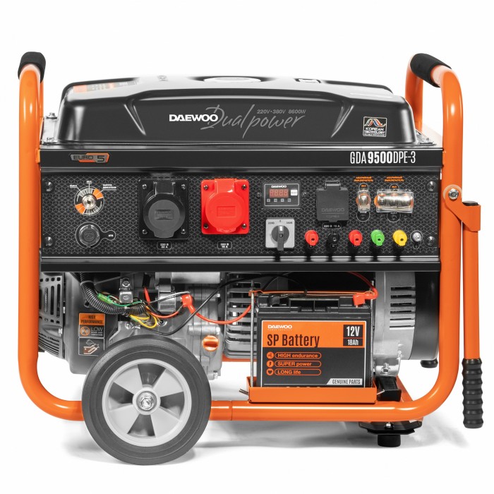 Генератор бензиновый DAEWOO GDA 9500 DPE-3 Генератор бензиновый DAEWOO GDA 9500 DPE-3