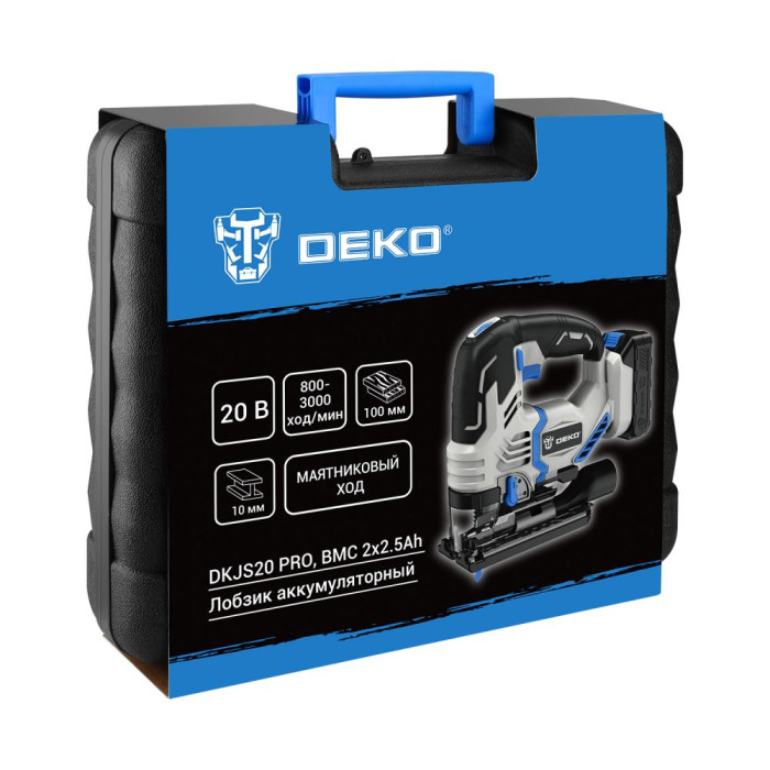 Лобзик аккумуляторный DEKO DKJS20 PRO