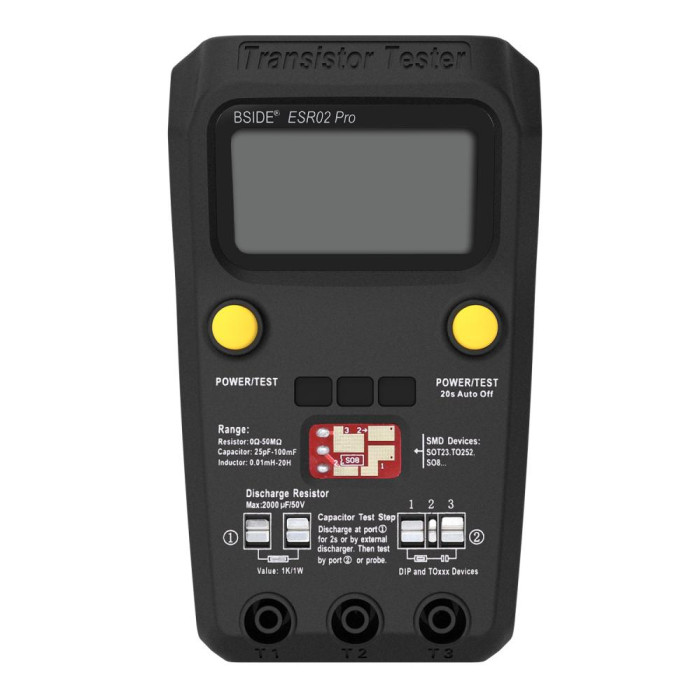 Тестер транзисторов BSIDE ESR02pro
