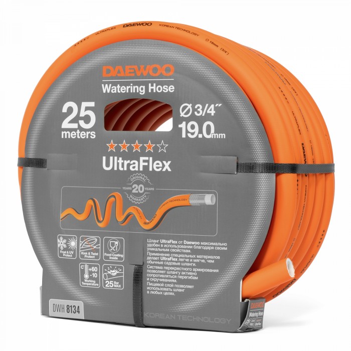 Шланг UltraFlex диаметр 3/4 " (19мм), длина 25м DAEWOO DWH 8134