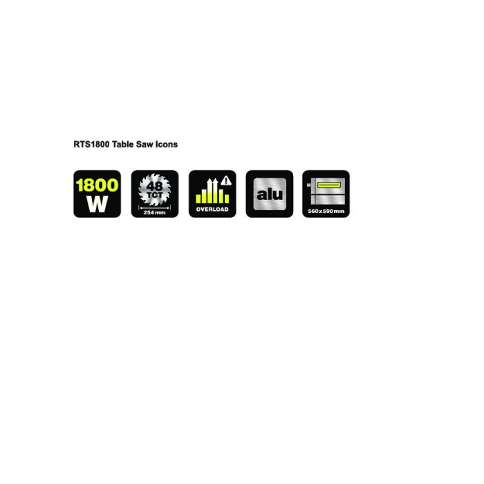 Распиловочный станок RYOBI RTS1800-G