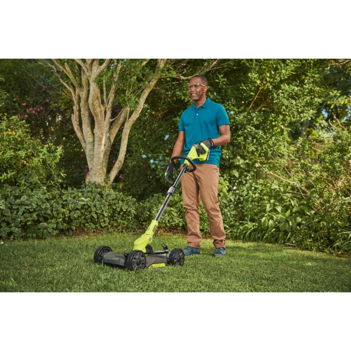 ONE + / Триммер-газонокосилка RYOBI RY18LMC30A-0