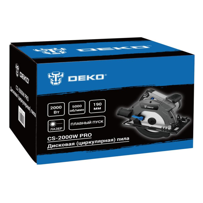 Пила циркулярная DEKO CS-2000W PRO