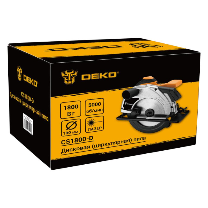 Пила циркулярная DEKO CS1800-D
