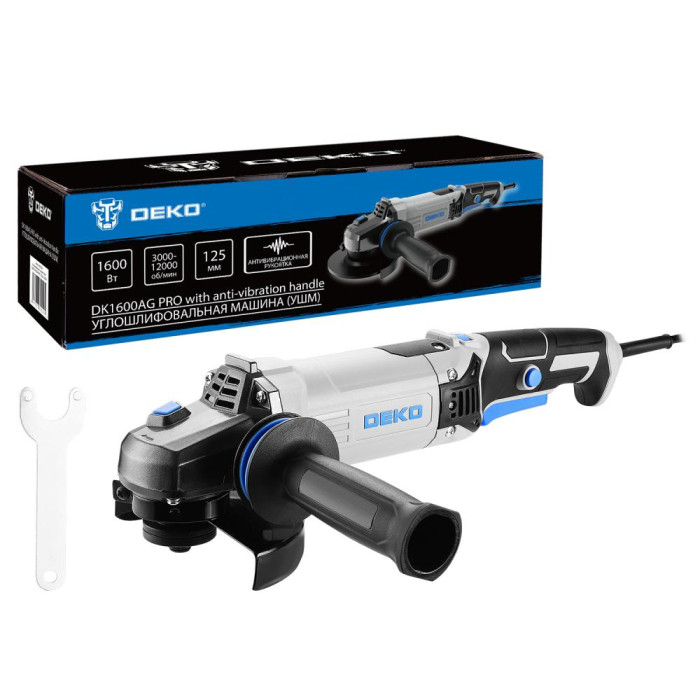 Углошлифмашина DEKO DK1600AG PRO