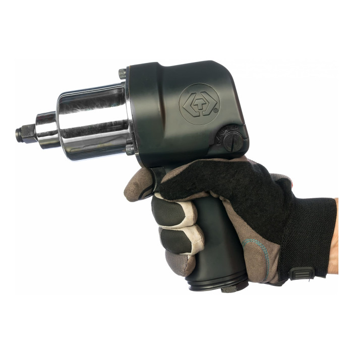 Гайковерт пневматический ударный KING TONY P33411-050B (1/2", 881 Нм, в комплекте 3 торцевые головки)