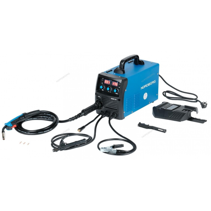 Аппарат сварочный инверторный NORDBERG WMI161 (MIG+MMA, 220V)