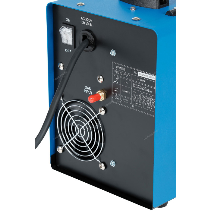 Аппарат сварочный инверторный NORDBERG WMI161 (MIG+MMA, 220V)
