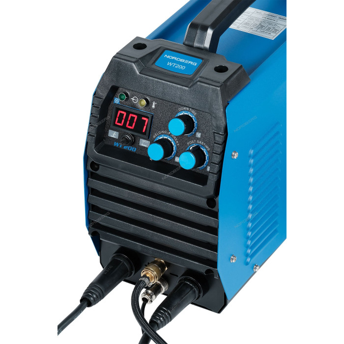 Аппарат сварочный инверторный NORDBERG WT200 (TIG+MMA, 220V)