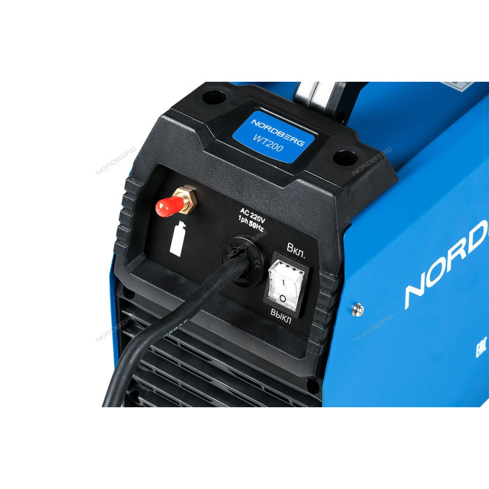 Аппарат сварочный инверторный NORDBERG WT200 (TIG+MMA, 220V)