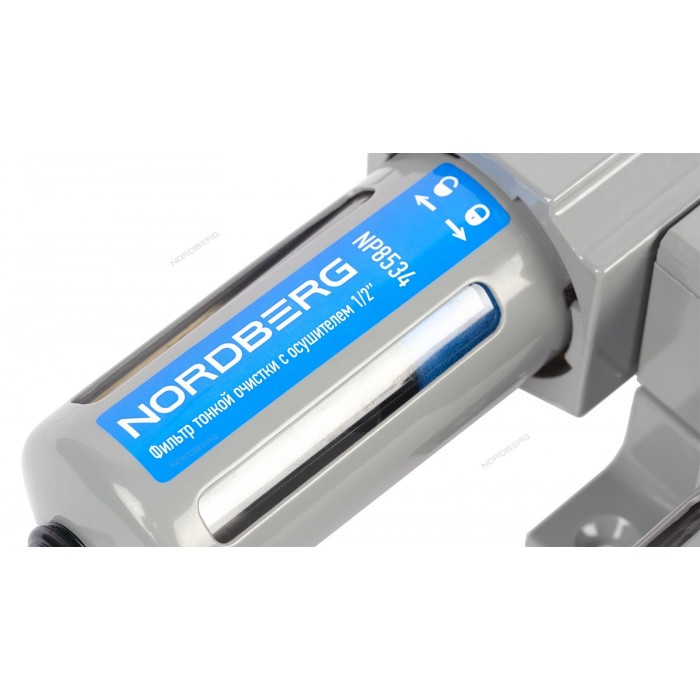 Фильтр воздушный тонкой очистки + осушитель PRO, 1/2" NORDBERG NP8534