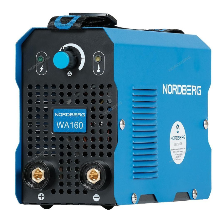 Инверторный сварочный аппарат NORDBERG WA160 (MMA, 220V)