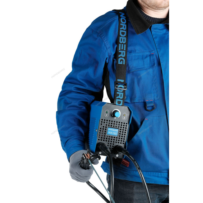 Инверторный сварочный аппарат NORDBERG WA160 (MMA, 220V)