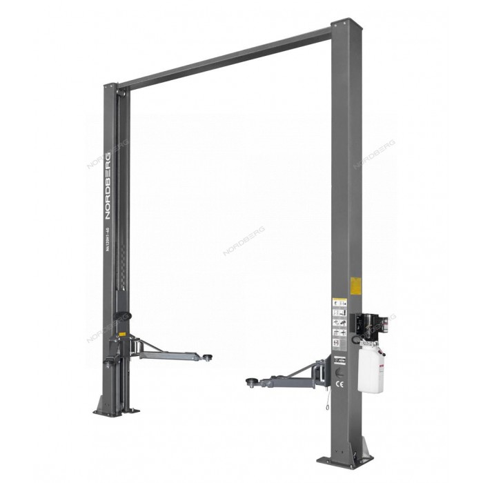 Подъемник двухстоечный NORDBERG N4124H1-4G_380_220 (4 т, верхняя синхронизацией, 220 В/380 В, серый)