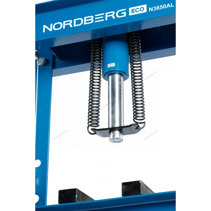 Пресс гидравлический NORDBERG N3650AL, 50 т, разборная рама, пневмопривод