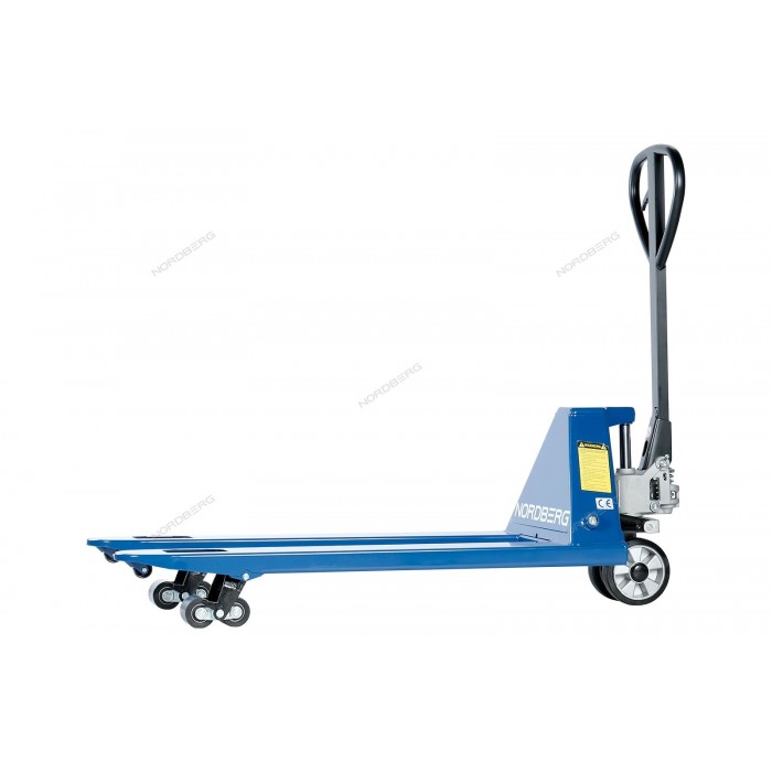 Тележка складская гидравлическая с резиновыми колесами 3 т NORDBERG N3902-30R