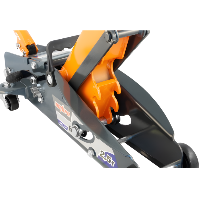 Домкрат подкатной Ombra OHT225C с фиксатором в кейсе (2.5 т)