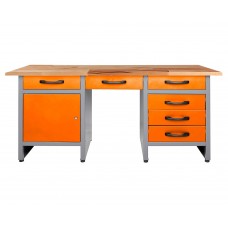 Стол-верстак для мастерской BAUMEISTER BTC-007 ORANGE