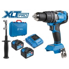 Аккум. дрель-шуруповерт BULL SR 1805 в чем. XLTpro, 2х6 А*ч, БЕСЩЕТ., 18 В, 120 Н*м, БЗП(мет.) 13 мм (Доп. функции: Ударное сверление, "AntiKickback",